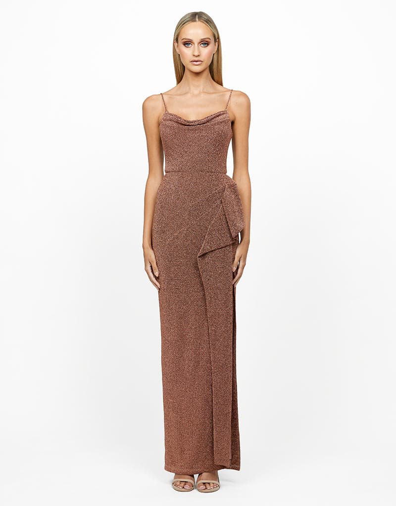 Maddyson Draped Neck Maxi