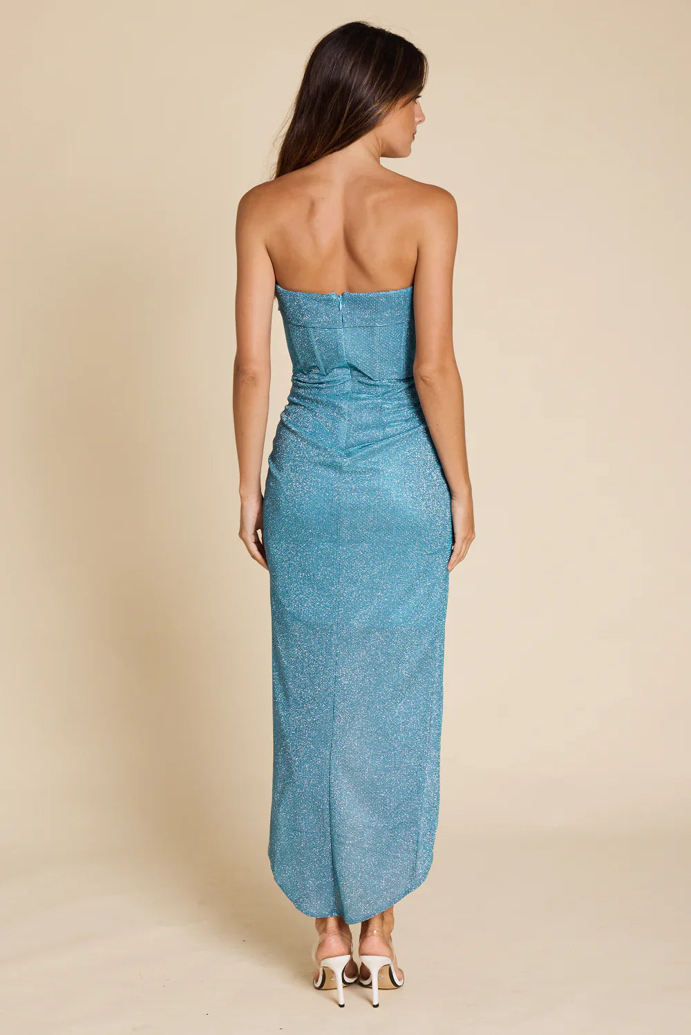 Blake Strapless Midi Dress