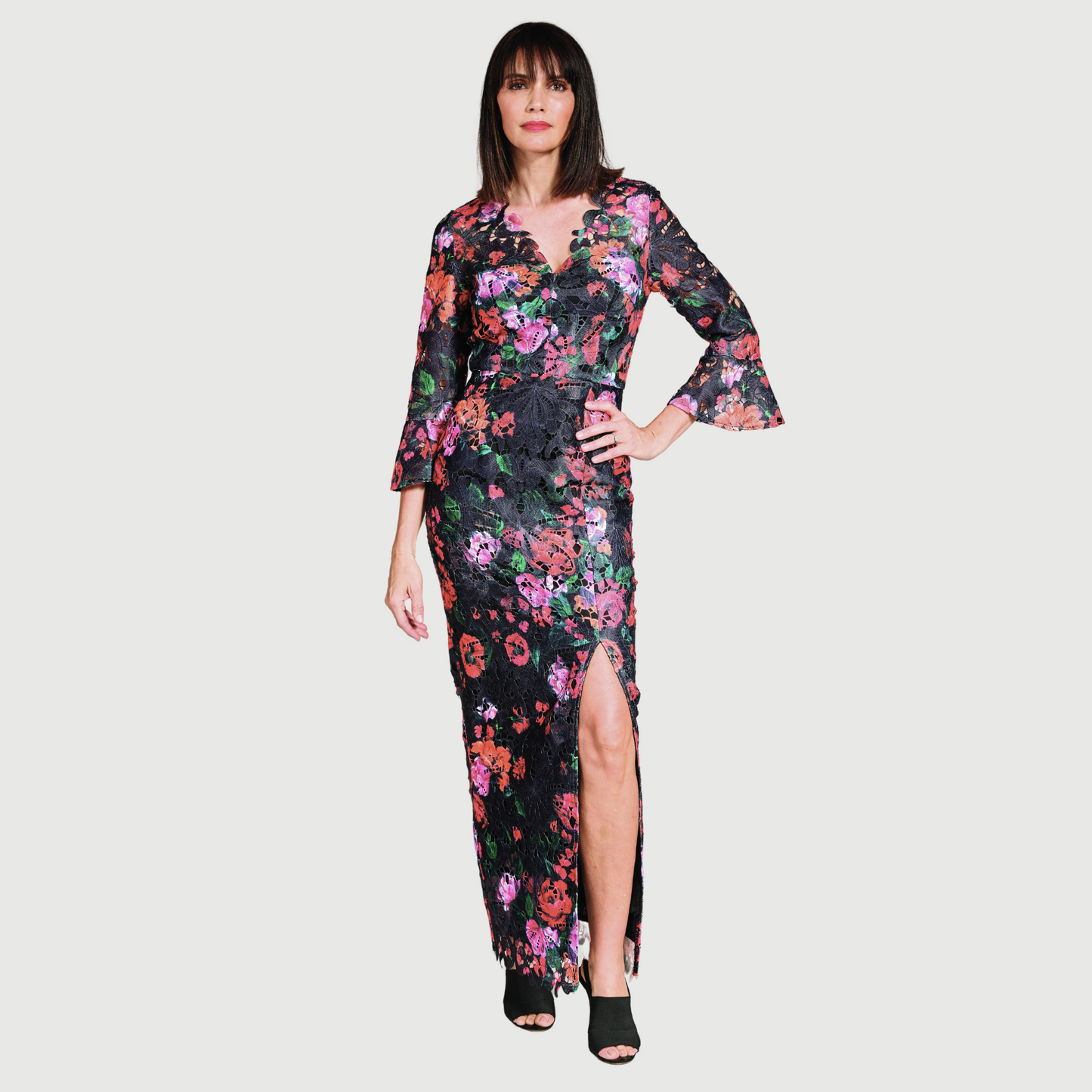 Night Flower Maxi Dress