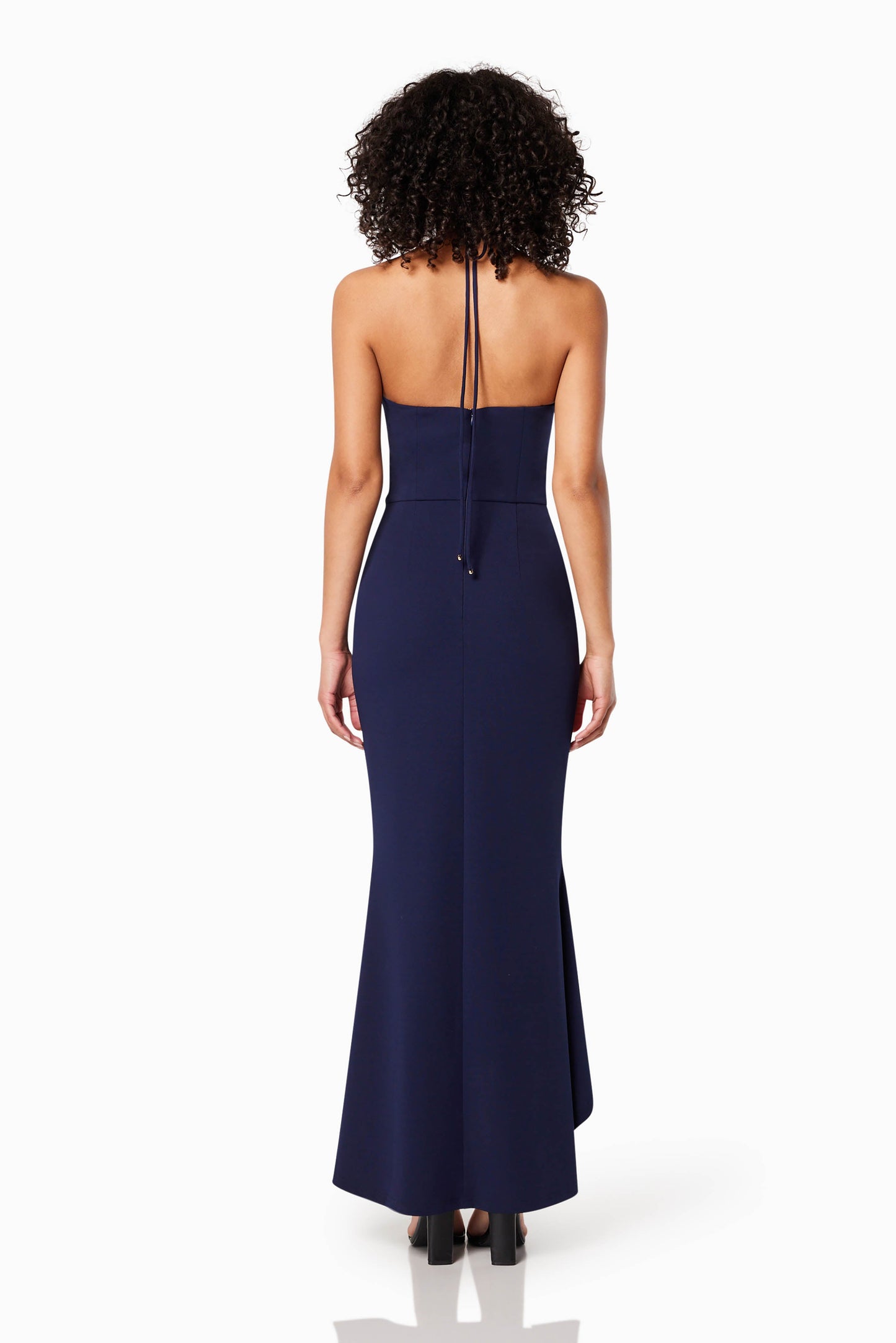 Lillie Halter Neck Maxi Dress