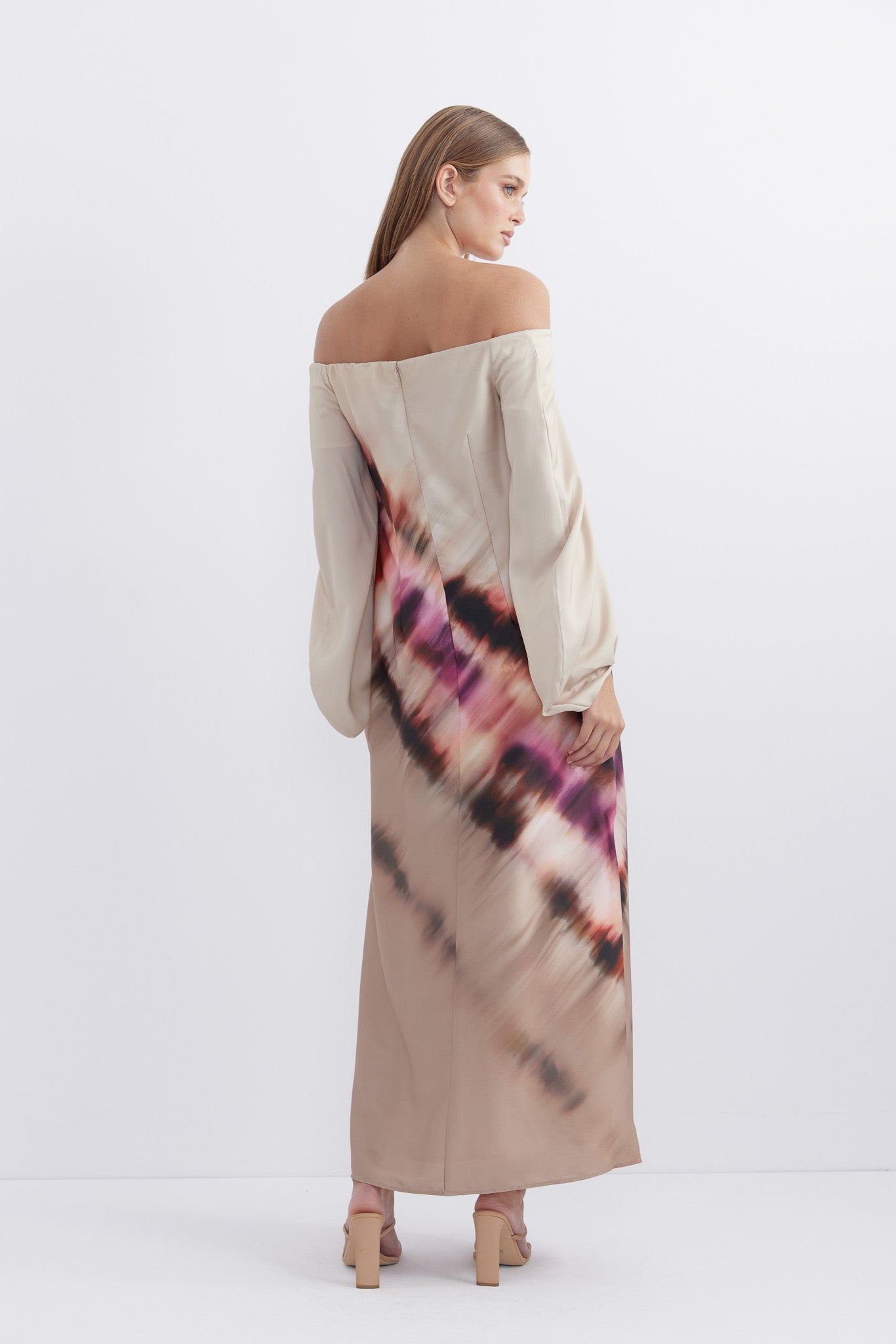 Horizon Shoulder Midi Dress