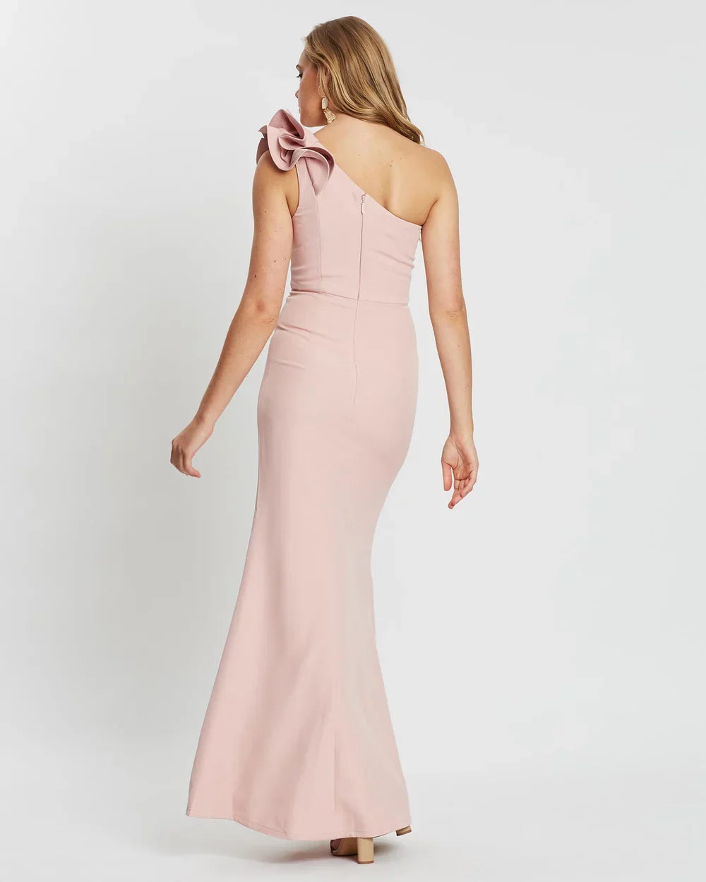 Sue Frill Shoulder Gown